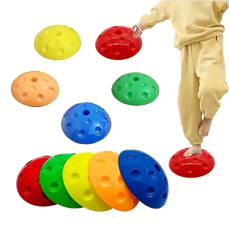 5pcs Kids Sensory Stepping Stones – Balance & Coordination Play Sensory Stepping Stones PLUSH 5PCS