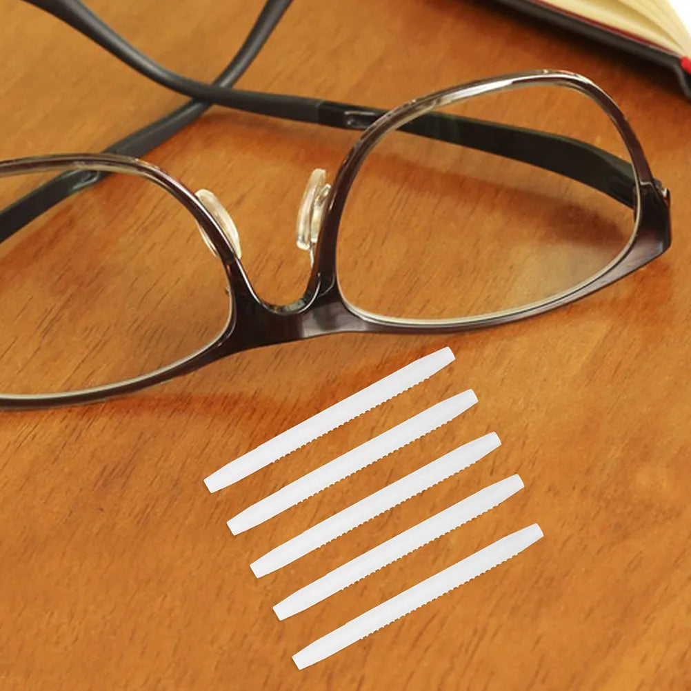 10 Pairs Silicone Eyeglass Temple Sleeves Anti-Slip Ear Hooks Eyeglass Temple Sleeves PLUSH
