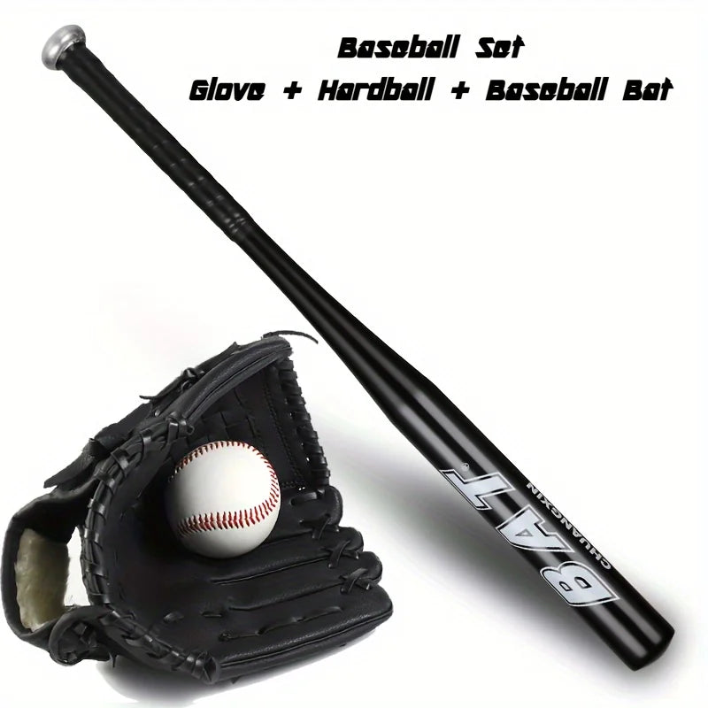Teen Baseball Training Set – 62cm Aluminum Bat & Glove Kit Baseball Training Set PLUSH