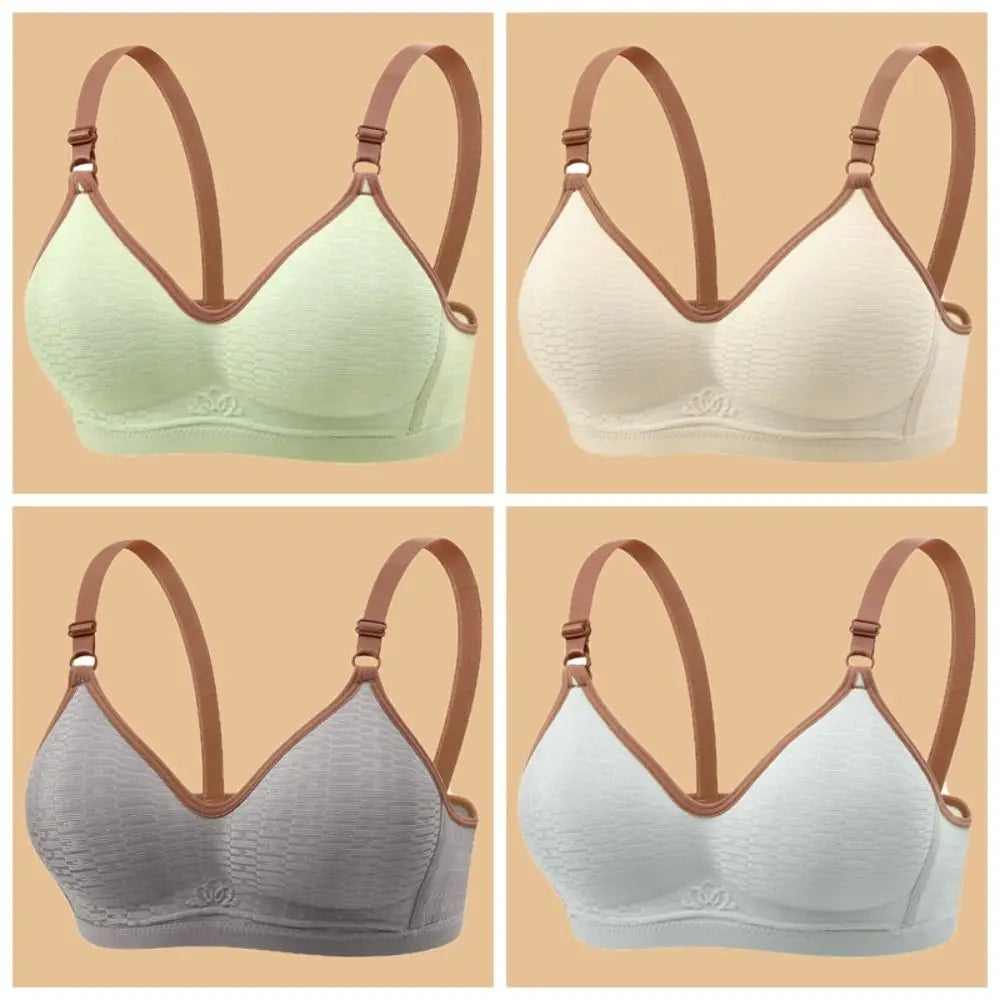 Wireless Deep V Push Up Bra – Adjustable Women's Lingerie Push Up Bra PLUSH