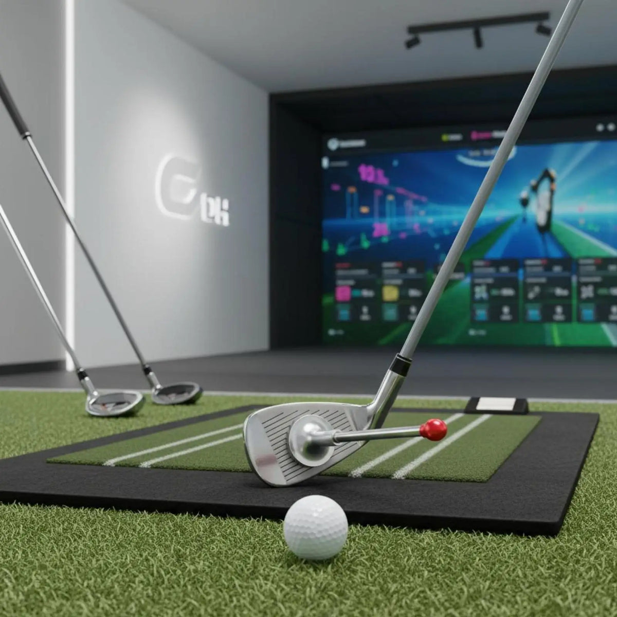 Golf Chipping Aid – Swing Correction Tool with Long Shaft Golf Training Aid PLUSH