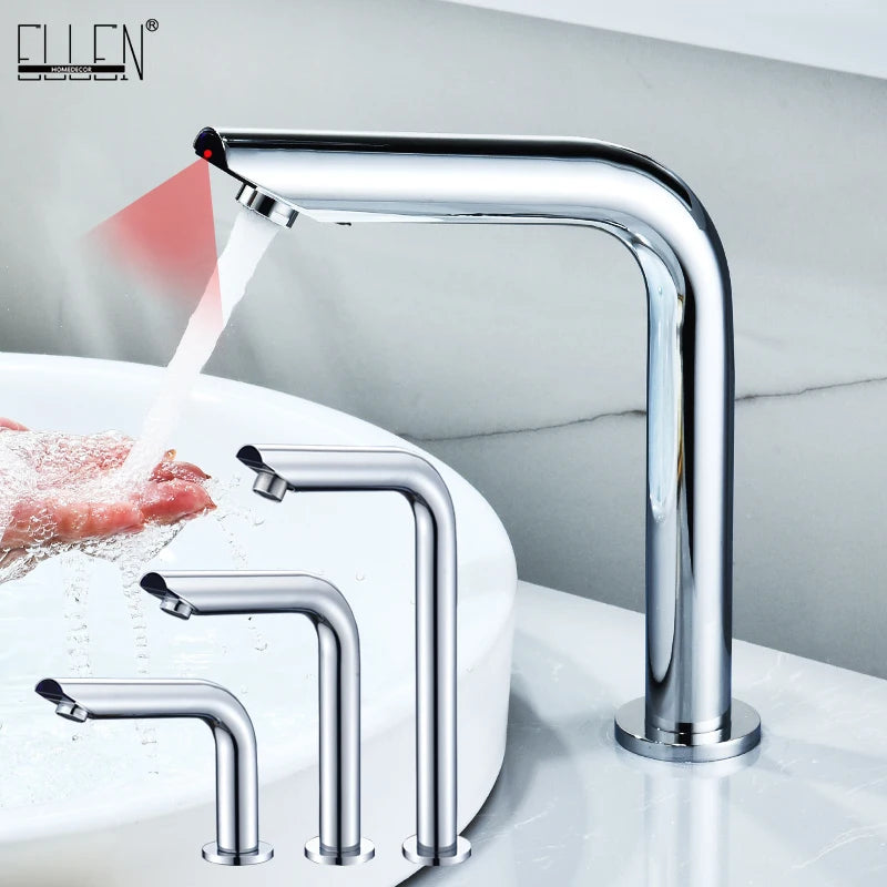 Sensor Basin Faucet Chrome Deck Mounted – ELS8870 Auto Tap Sensor Basin Faucet PLUSH