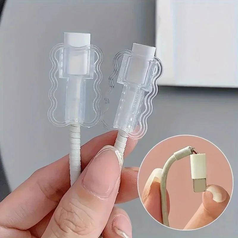 Cable Protector Sleeves – Flexible Cord Saver for Phone Cables Cable Protector Sleeve PLUSH