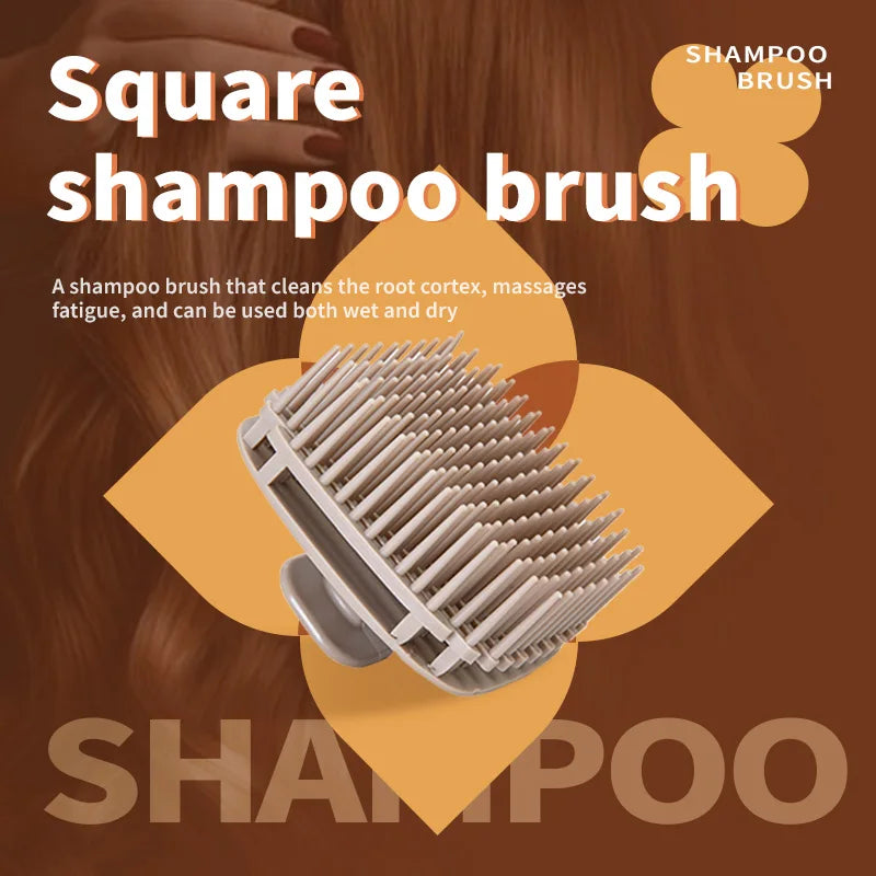 Silicone Scalp Massage Shampoo Brush – Shower Hair Comb Scalp Massage Brush PLUSH