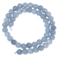 Blue Angelite Natural Stone Beads 6/8/10mm DIY Jewelry Natural Stone Beads PLUSH 8mm