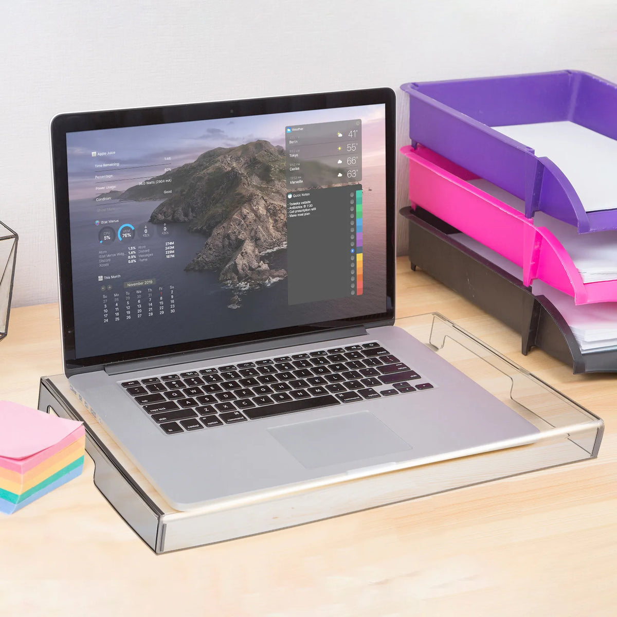 Clear Acrylic Keyboard Cover – Dustproof & Splash-Resistant Keyboard Cover PLUSH