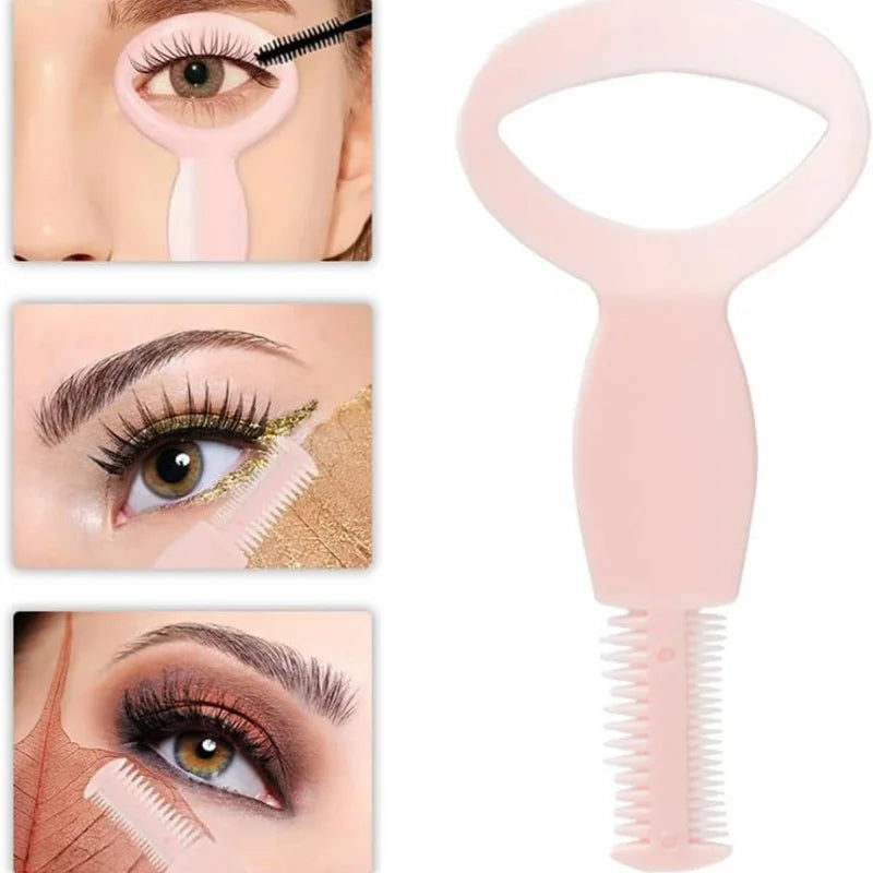 2pcs Eyeliner Guide Brush & Eyelash Comb Set – Makeup Tools Eye Makeup Tools PLUSH