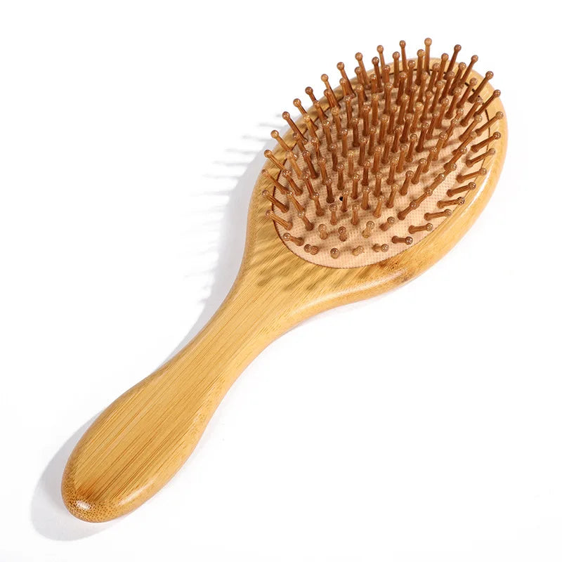 Bamboo Paddle Hair Brush – Detangler & Scalp Massager Bamboo Paddle Brush PLUSH L 24x8CM