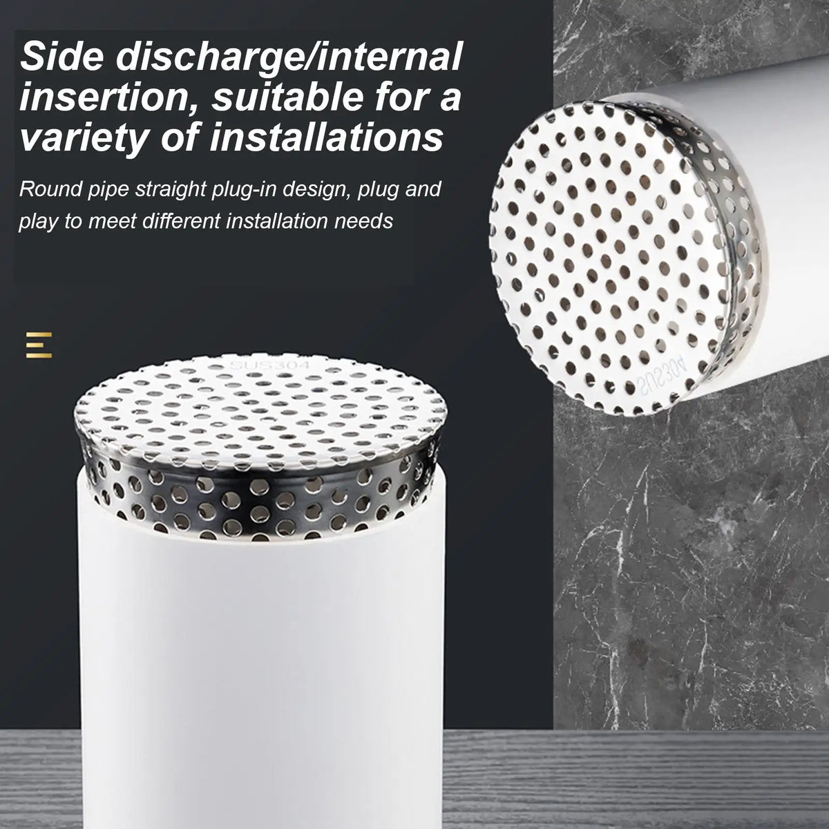 Stainless Steel Downspout Gutter Guard – Debris Blocker Gutter Guard PLUSH