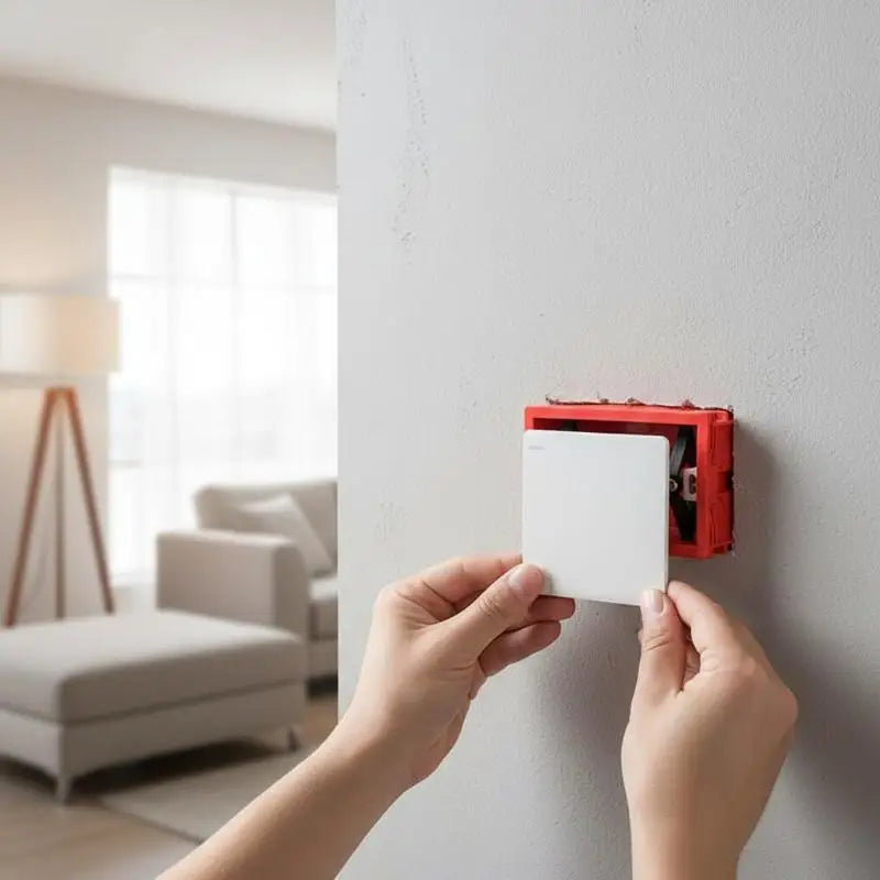 118-Type Socket Mounting Box Replacement – 6pcs Wall Recessed Electrical Mounting Box PLUSH