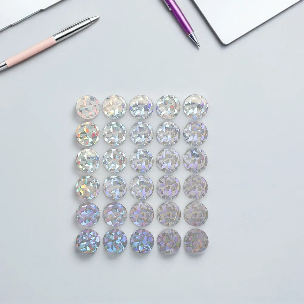 10 Sheets Round Scratch Off Stickers – DIY Reward Labels Scratch Off Stickers PLUSH