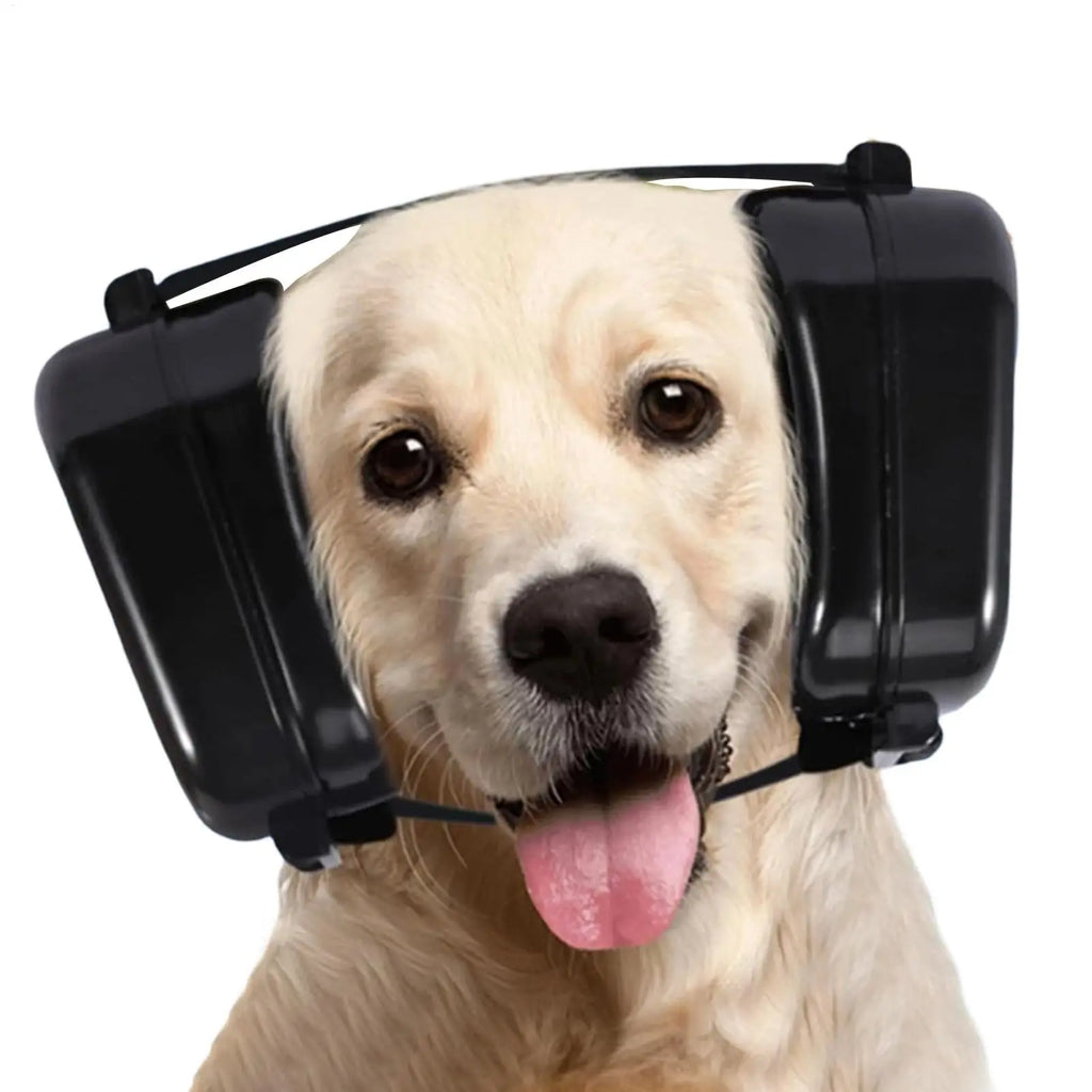 Adjustable Dog Earmuffs – Noise Canceling Pet Ear Protector Dog Ear Protection PLUSH