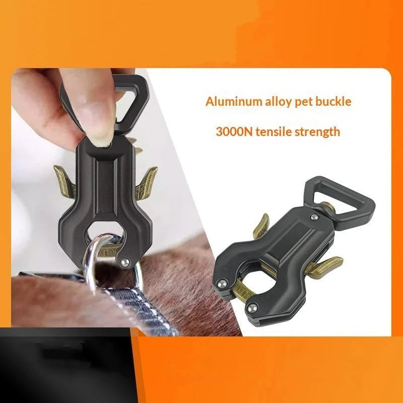 Heavy Duty Dog Leash Swivel Frog Clip Quick Release Buckle Dog Leash Buckle PLUSH