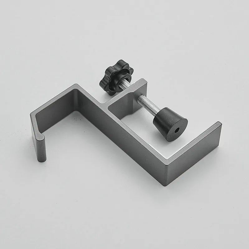 Punch-Free Headset Hanger Adjustable Desk Edge Hook – 1/2pc Desk Hook Organizer PLUSH Grey 1Pcs
