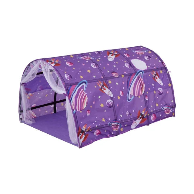 Kids Star Rocket Bed Canopy Tent – Boys & Girls Room Decor Kids Bed Canopy Tent PLUSH Planet