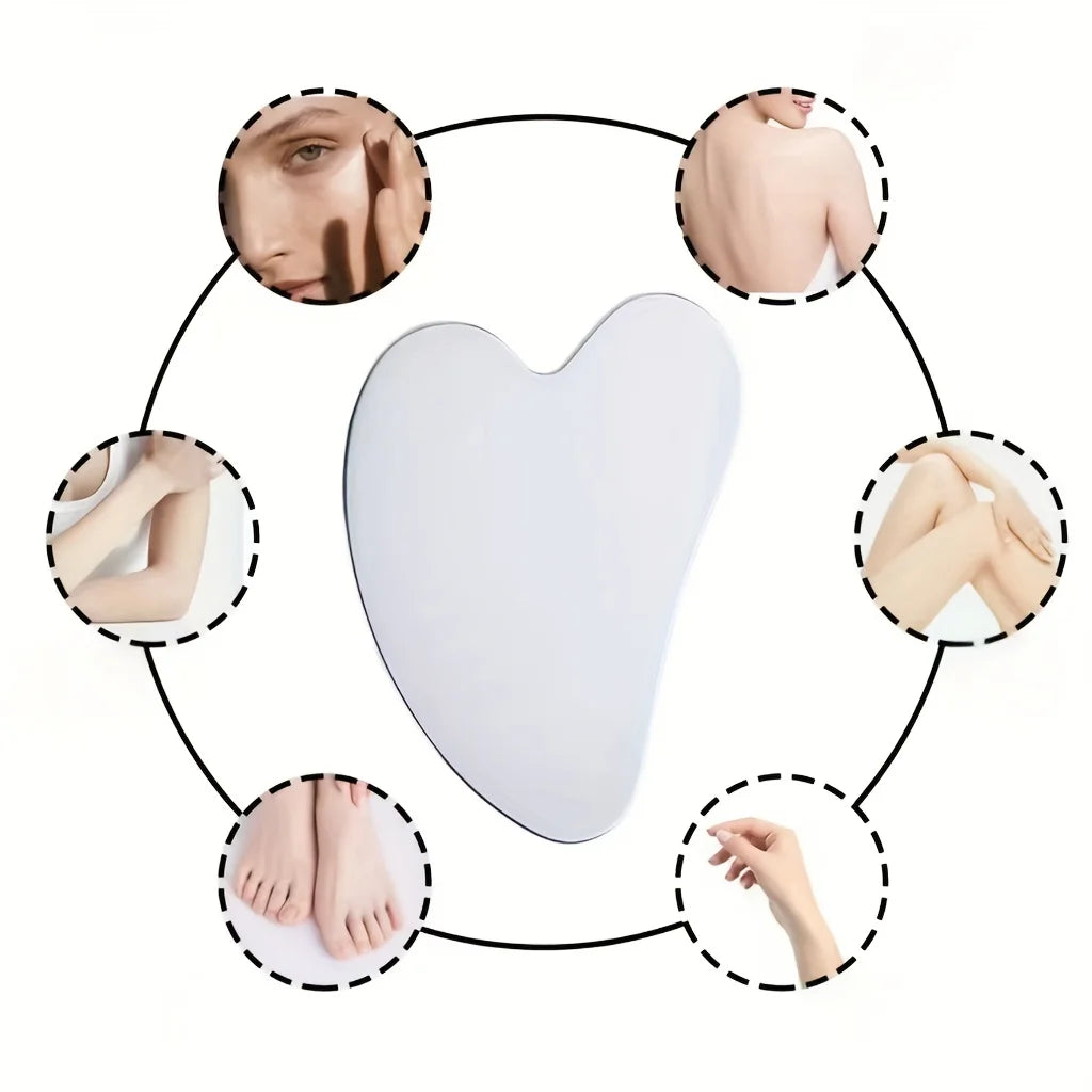 Stainless Steel Gua Sha Facial Massage Tool | Skin Care Gua Sha Facial Tool PLUSH