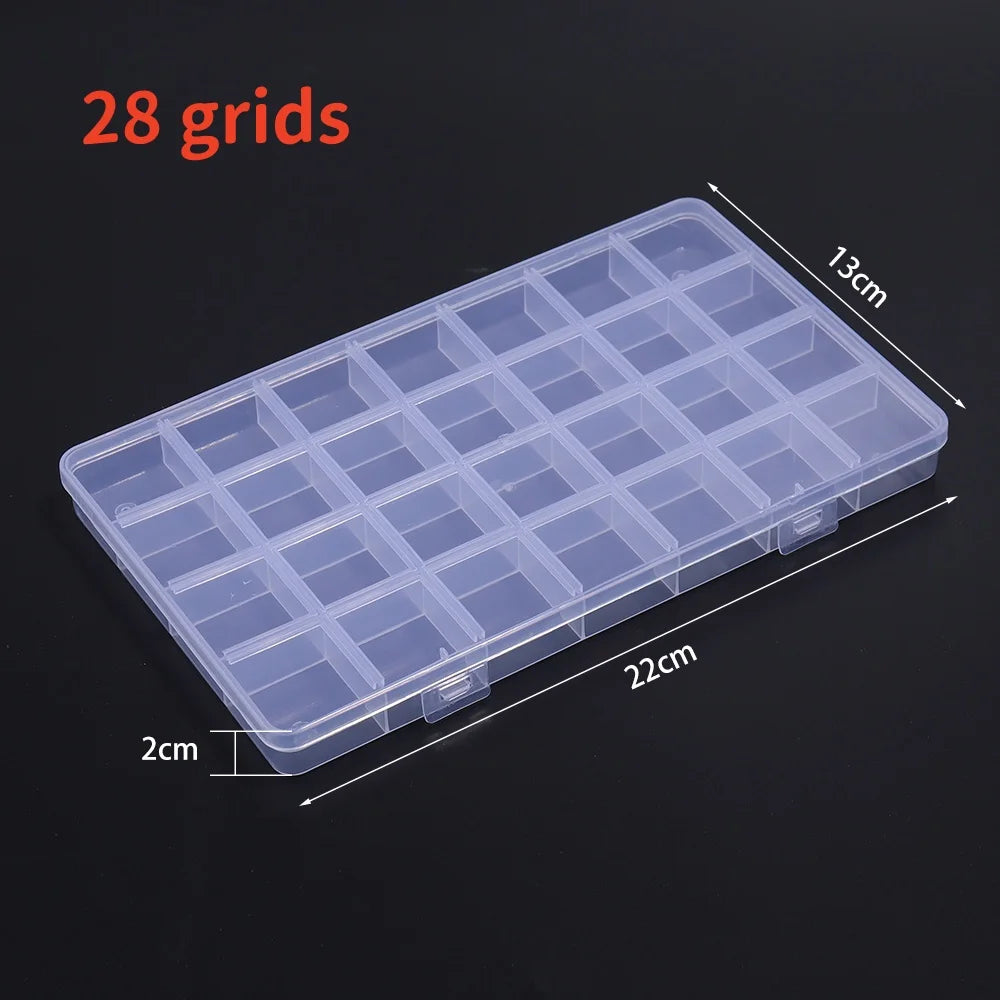 Transparent Plastic Jewelry Organizer Box | Adjustable Storage Jewelry Organizer Box PLUSH