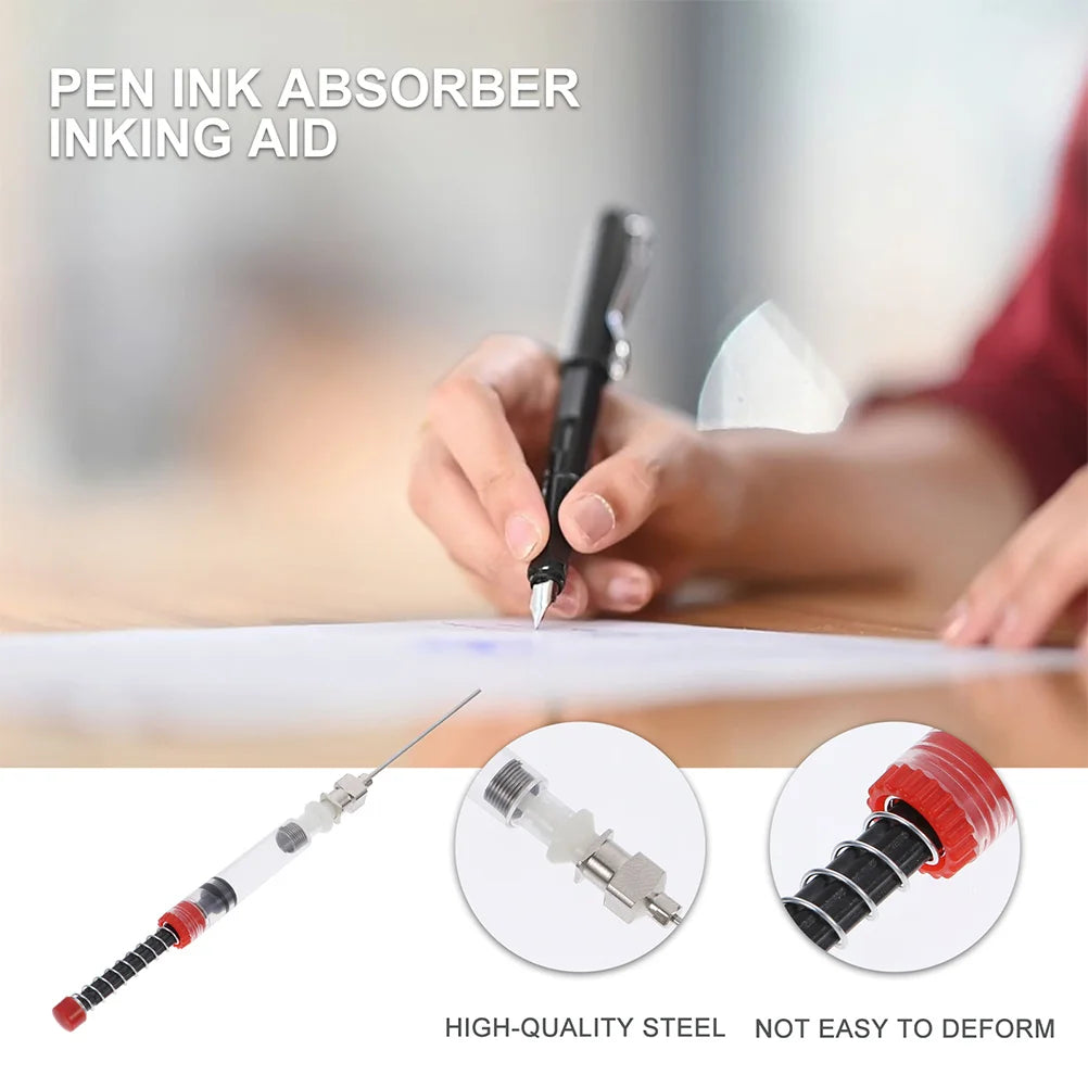 6-Pack Fountain Pen Ink Converter Filling Tool for 2.6mm Pens Pen Ink Converter Tool PLUSH