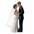 Bride & Groom Wedding Cake Topper – Elegant PVC Figurines Wedding Cake Topper PLUSH Black
