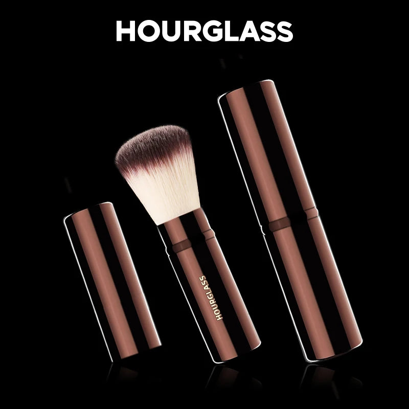 Retractable Kabuki Foundation Brush No.22 – Soft Fiber Kabuki Makeup Brush PLUSH