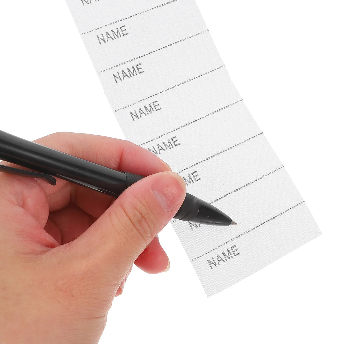 Kids Washable Write-On Fabric Name Labels for Clothes – 100pcs Clothing Name Labels PLUSH