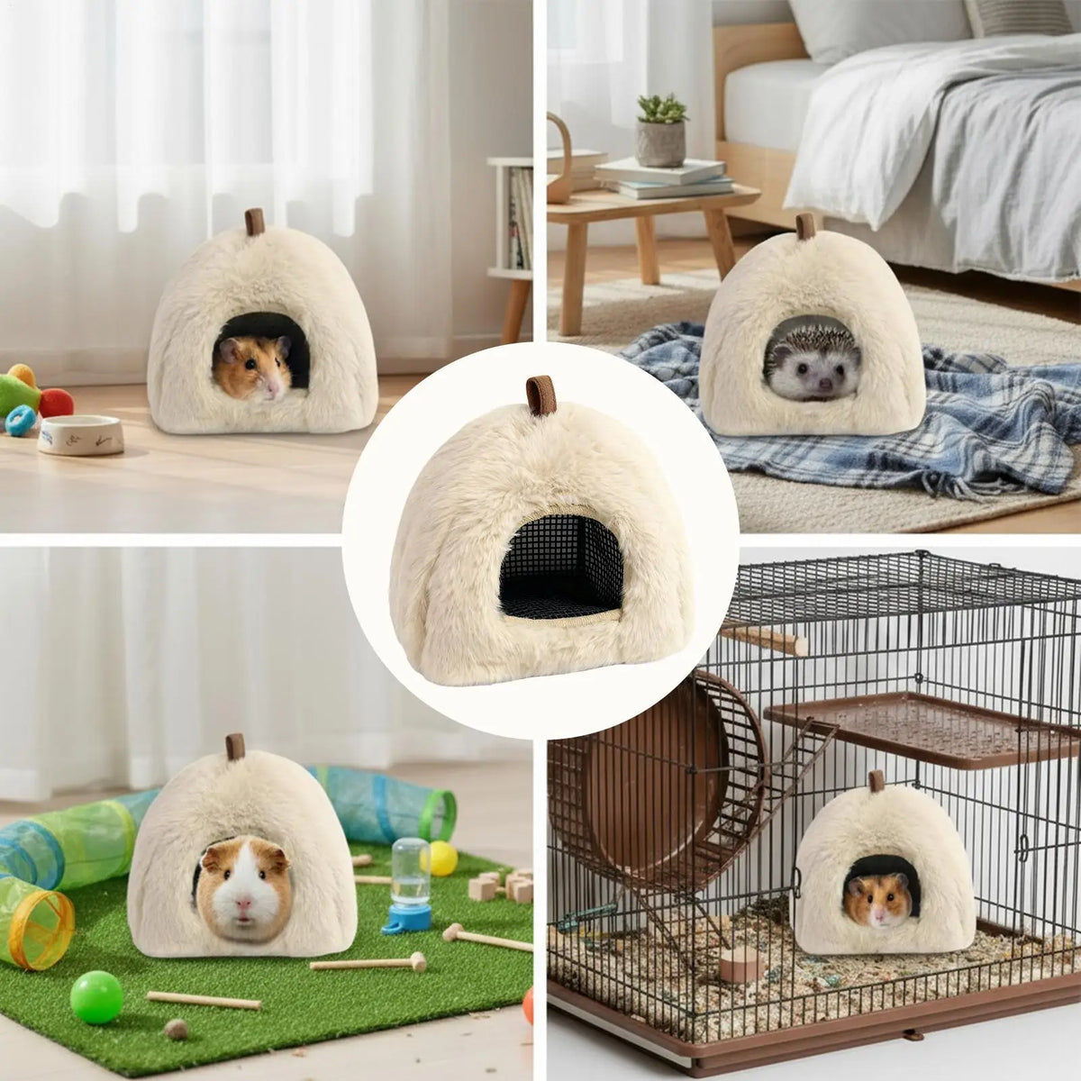 Cozy Plush Hamster House – Warm Small Animal Nest & Bed Small Animal Nest PLUSH