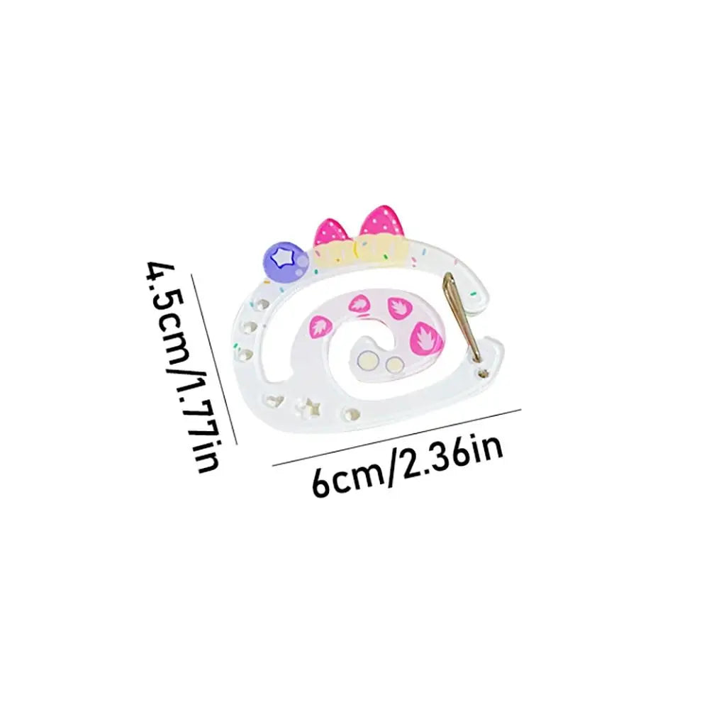 Cute Cartoon Acrylic Carabiner Keychain – Cat Piggy Snowman Cartoon Keychain PLUSH