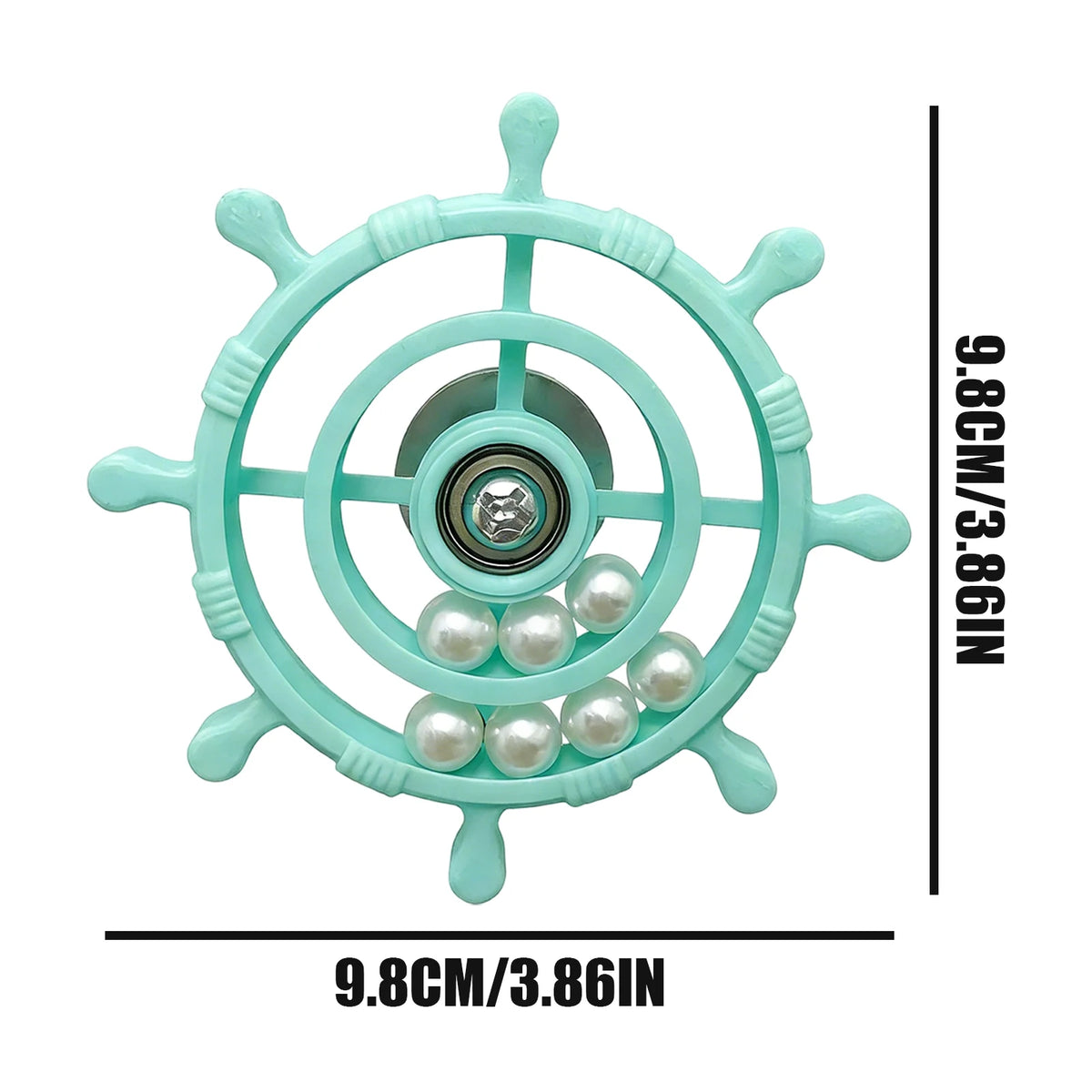 Interactive Rotating Parrot Toy – Bird Cage Spinner for Parrots Bird Cage Toy PLUSH light blue