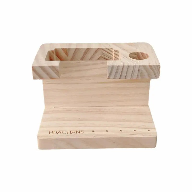 Wooden Nail Drill Bit Holder & Manicure Organizer Stand Nail Drill Organizer PLUSH 1pcs