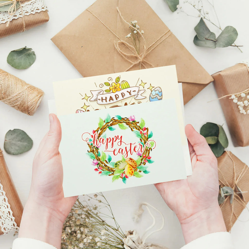 Easter Greeting Cards with Envelopes – 2 Sets, 12 Premium Cards Easter Greeting Cards PLUSH Default Title
