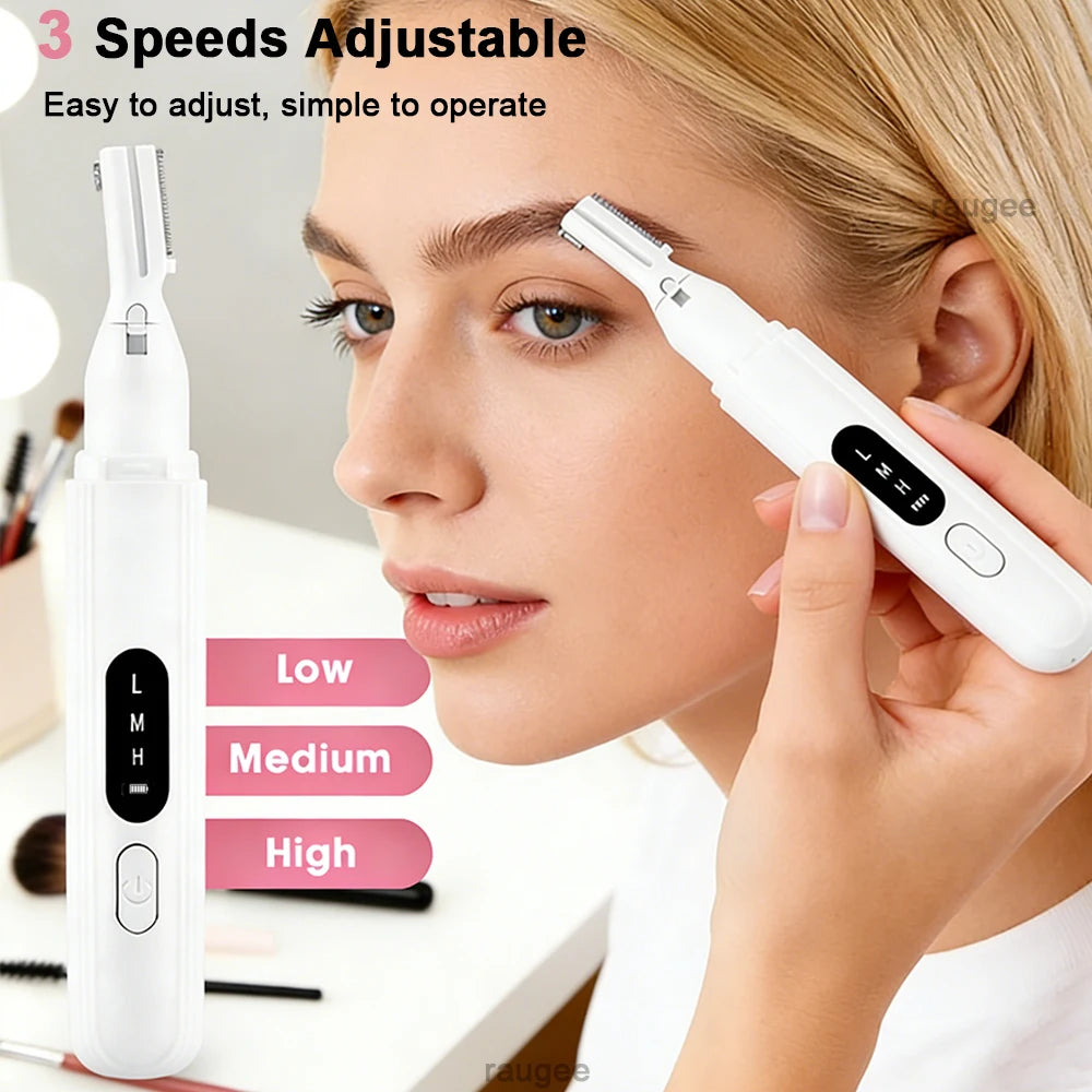 PEICON Electric Eyebrow Trimmer & Facial Hair Remover Electric Eyebrow Trimmer PLUSH