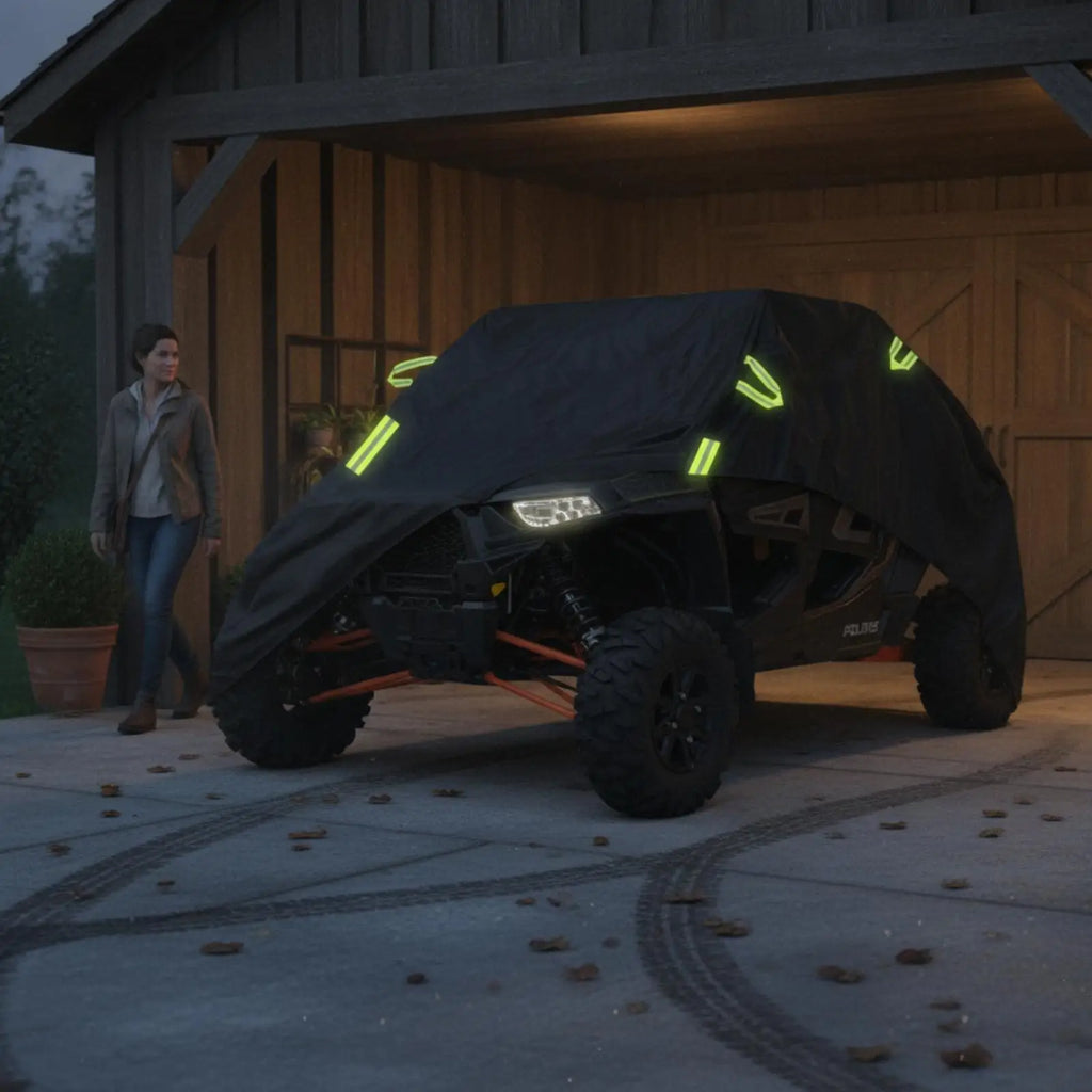 Waterproof UTV Cover – Heavy-Duty Weatherproof Storage Cover UTV Vehicle Cover PLUSH