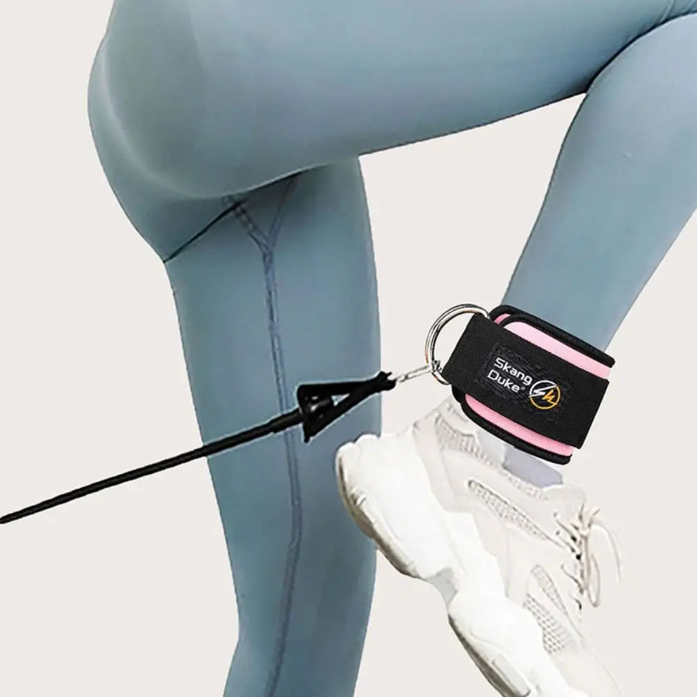 Adjustable Fitness Ankle Straps with D-Ring | 1 Pair Fitness Ankle Straps PLUSH