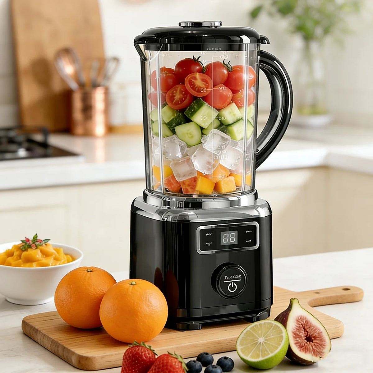 USB Rechargeable Portable Blender 500–1000ml | Easy Clean Portable Blender PLUSH black
