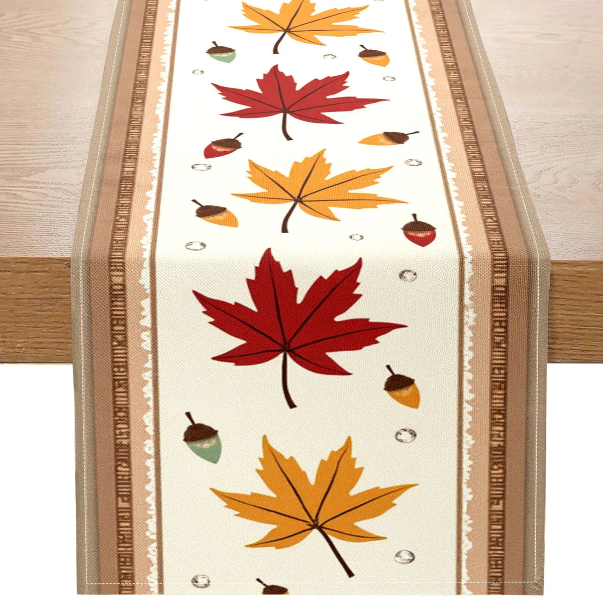 Autumn Maple Leaf Table Runner – Fall Banquet & Home Décor Table Runner PLUSH A 33X90Cm