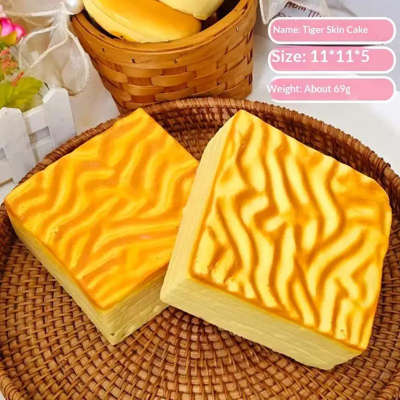 Simulation Bread Squeeze Fidget Toy – Squishy Food Novelty