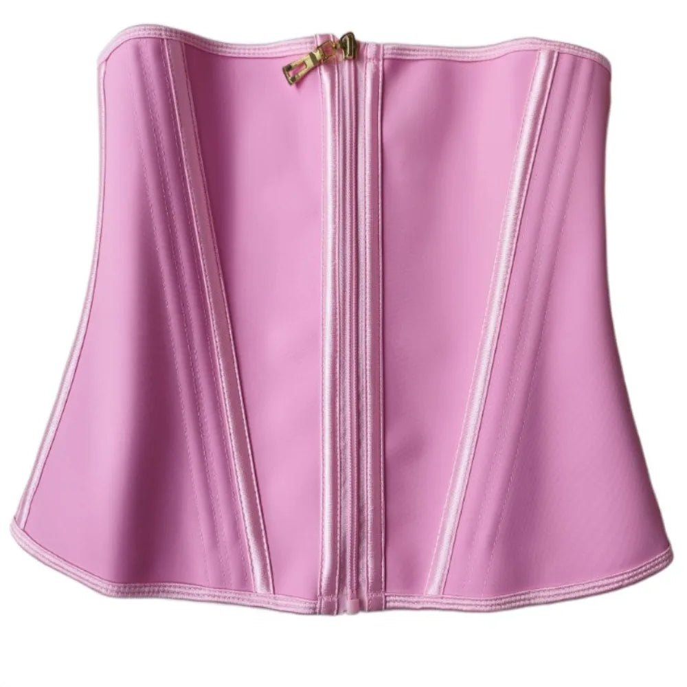 Women's Seamless Waist Trainer Tummy Control Shapewear XS–3XL Waist Trainer Shapewear PLUSH Pink L