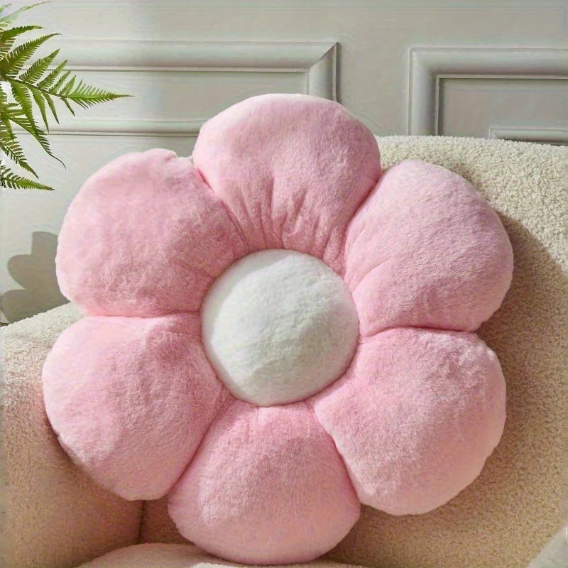 Flower Shaped Plush Pillow – Soft Floral Decorative Cushion Decorative Pillow PLUSH