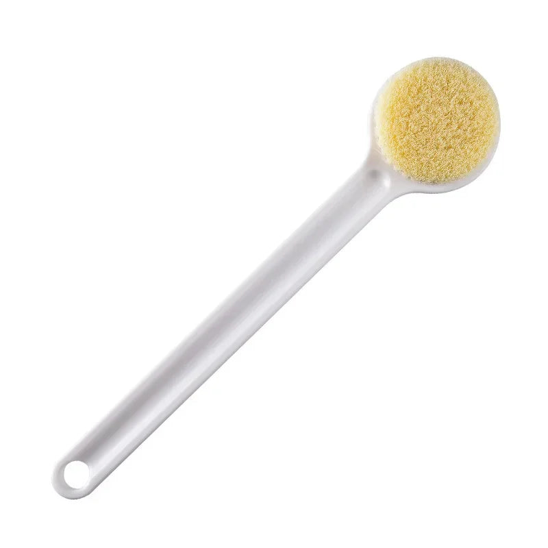 Long Handle Exfoliating Back Brush – Body Scrub Shower Massager Bath Scrub Brush PLUSH