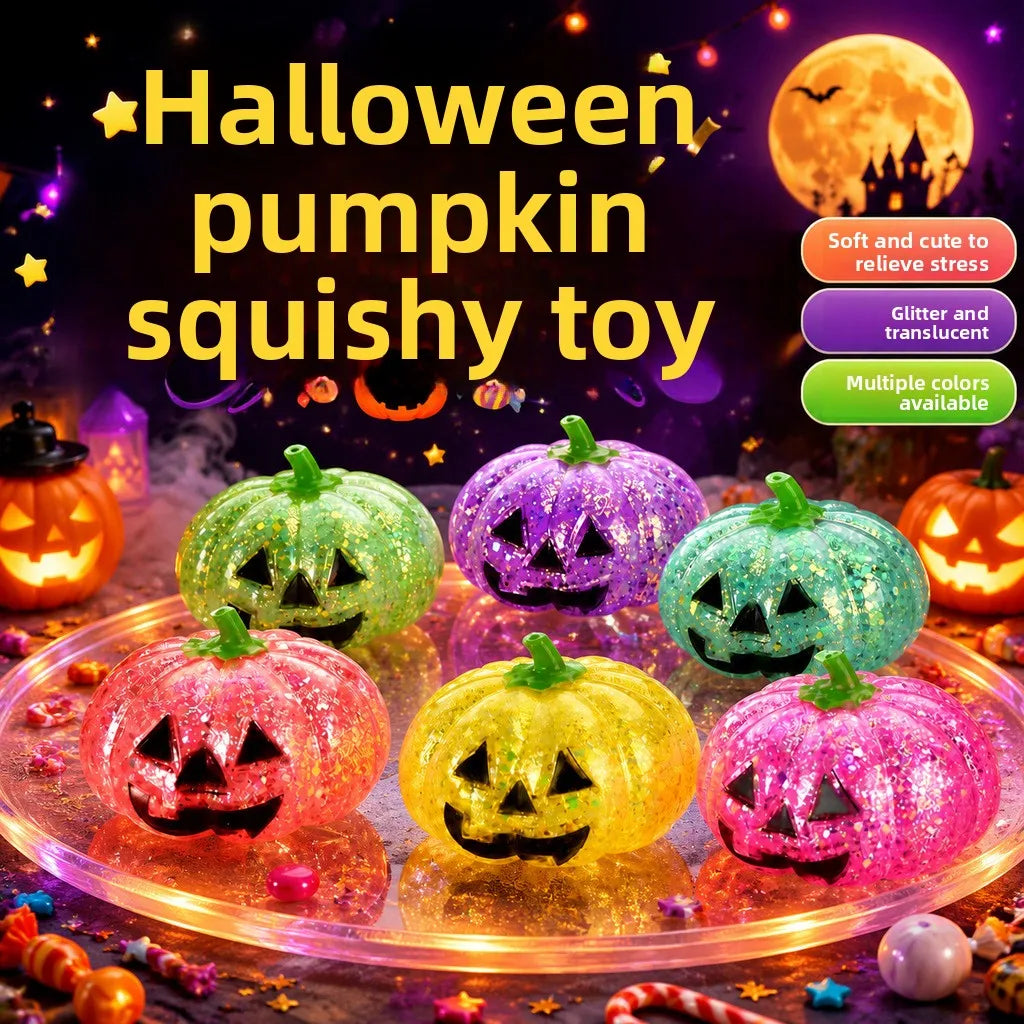 Halloween Pumpkin Squishy Toy – Slow Rebound Fidget Squeeze Squishy Fidget Toy PLUSH