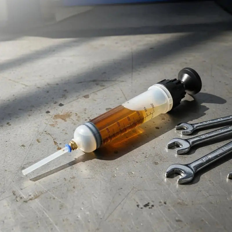 200ml Manual Oil Fluid Pump Syringe – Brake & Transmission Automotive Fluid Pump PLUSH