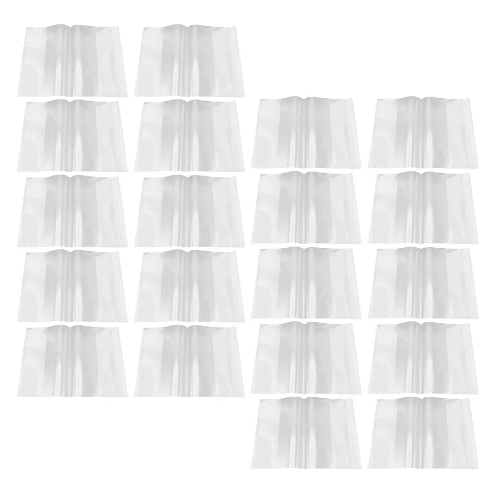 20 Pcs Clear Book Cover Protector Sleeves – Paperbacks & More Book Cover Sleeves PLUSH