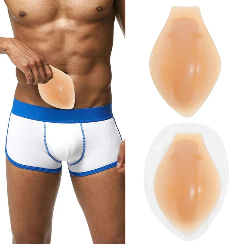 3D Silicone Pouch Underwear Insert – Crotch Enhancer Pad Underwear Insert Pad PLUSH