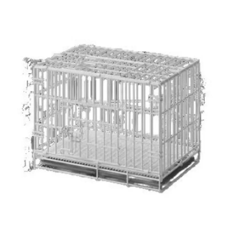 Indoor Dog Cage with Toilet | Iron Wire Kennel for Small Dogs Dog Cage Kennel PLUSH