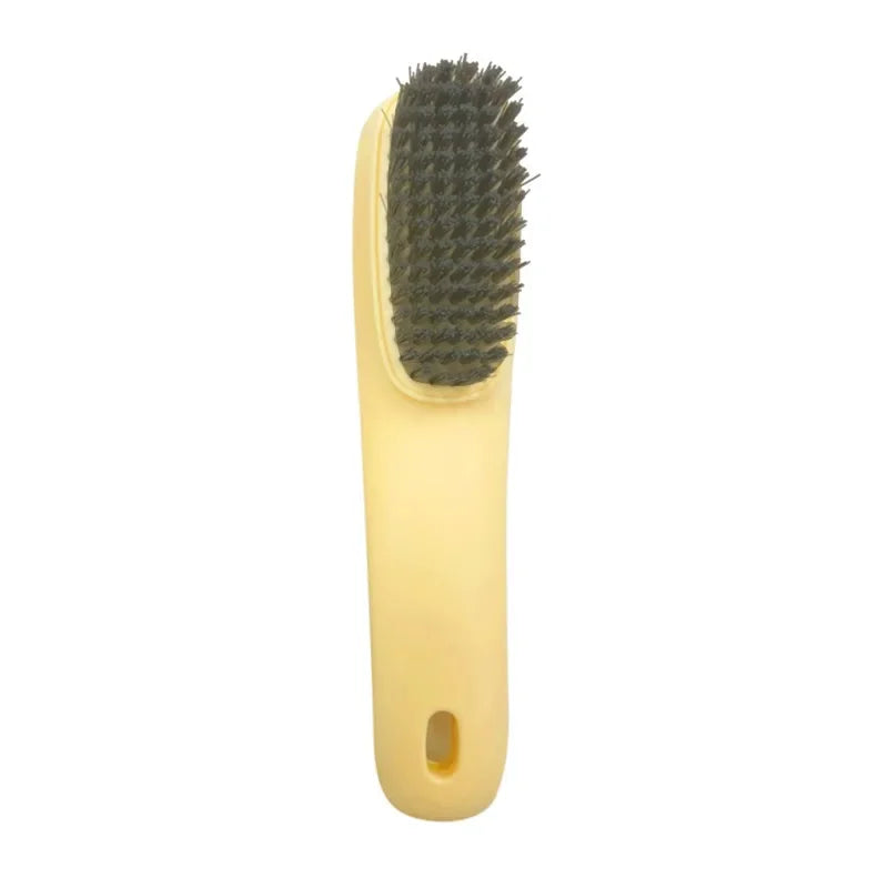 Multi-Purpose Shoe & Clothes Scrubbing Brush | Household Cleaning Cleaning Scrub Brush PLUSH yellow