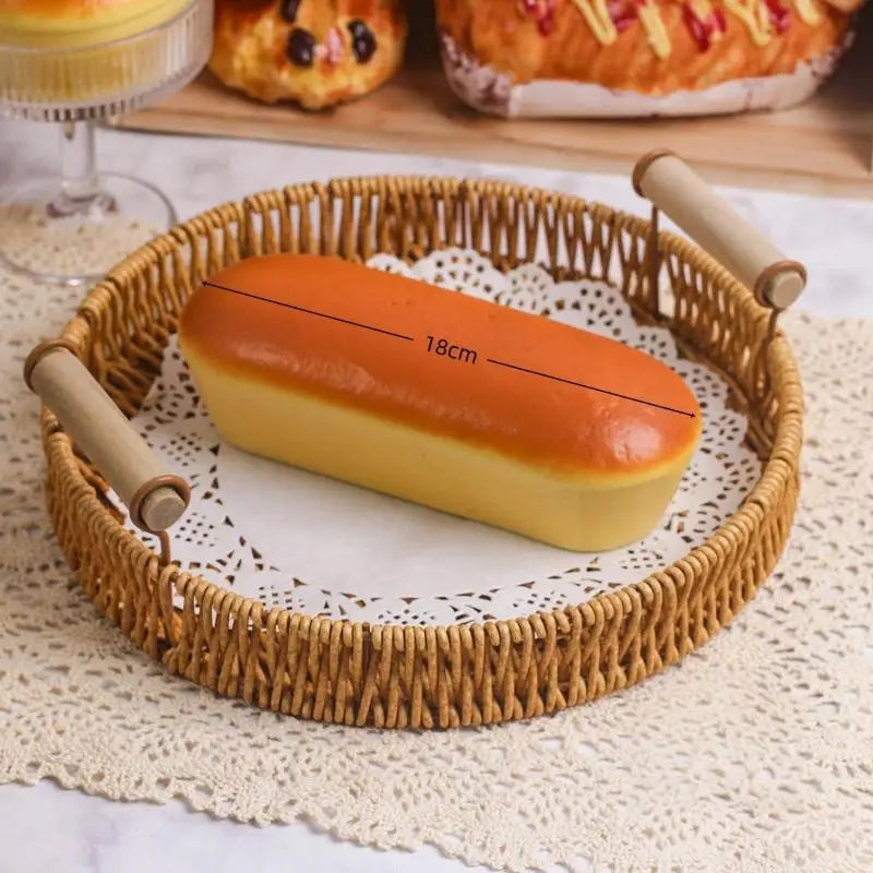 Simulation Bread Squeeze Fidget Toy – Squishy Food Novelty