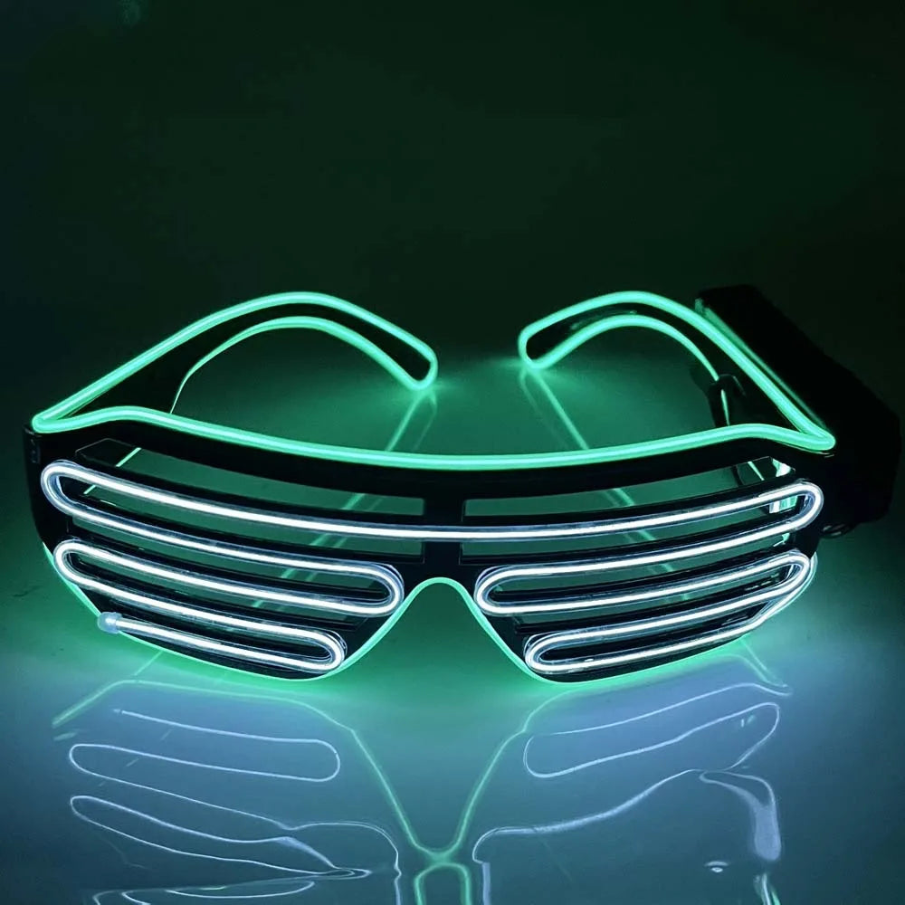 LED Glowing Glasses – Colorful Light-Up Party Glasses LED Party Glasses PLUSH Style 5