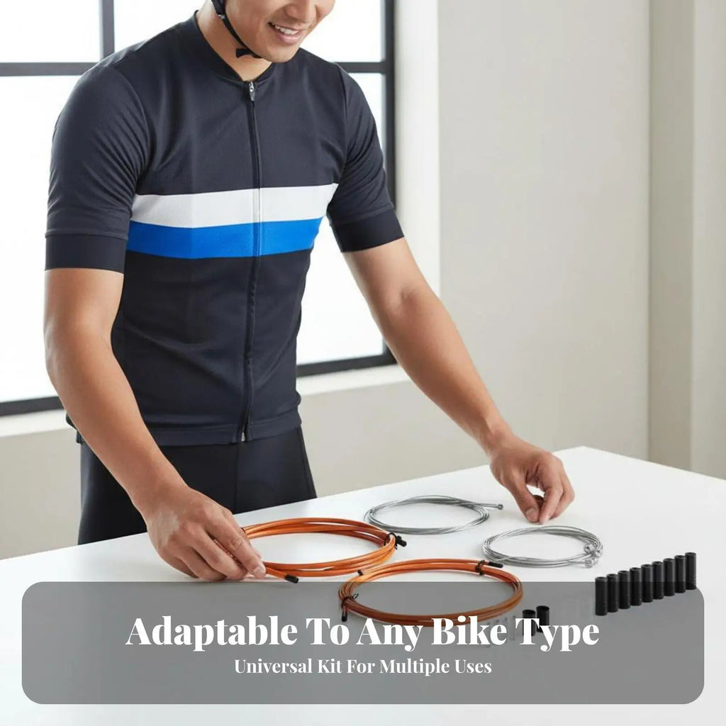 Complete Bicycle Cable Kit – Brake & Gear Shift Wire MTB Road Bicycle Cable Kit PLUSH