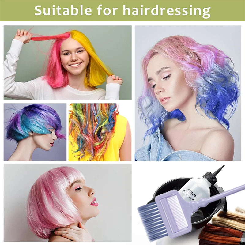 Hair Dye Brush Kit – 2 Brushes & Mixing Bowl | Salon & Home Hair Dye Tool Kit PLUSH