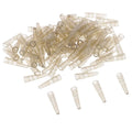 50pcs Rubber Tail Tube Rig Sleeves for Carp Fishing – Brown Fishing Rig Sleeves PLUSH 50Pcs